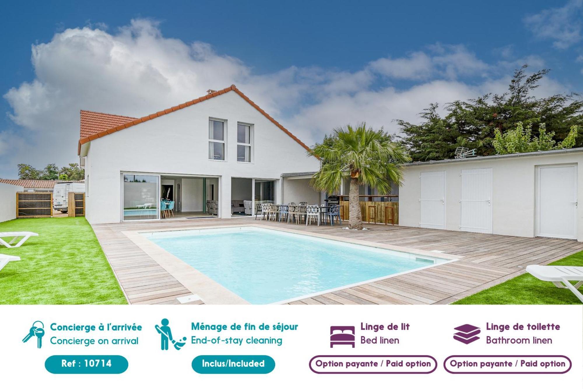 Magnifique Villa Pour Grande Famille A La Barre-De-Monts Exterior photo